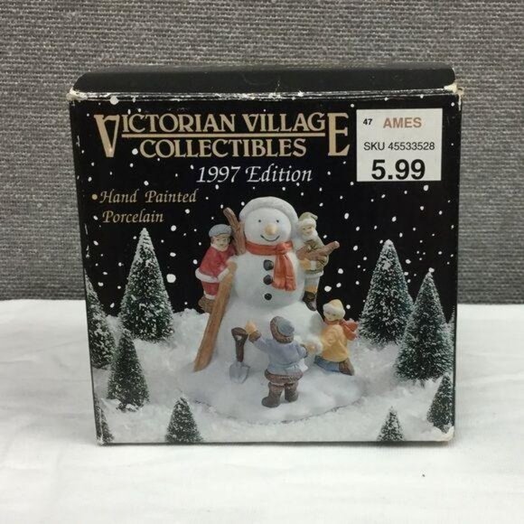 1997 Victorian Village Collectibles Snowman - Picture 3 of 3